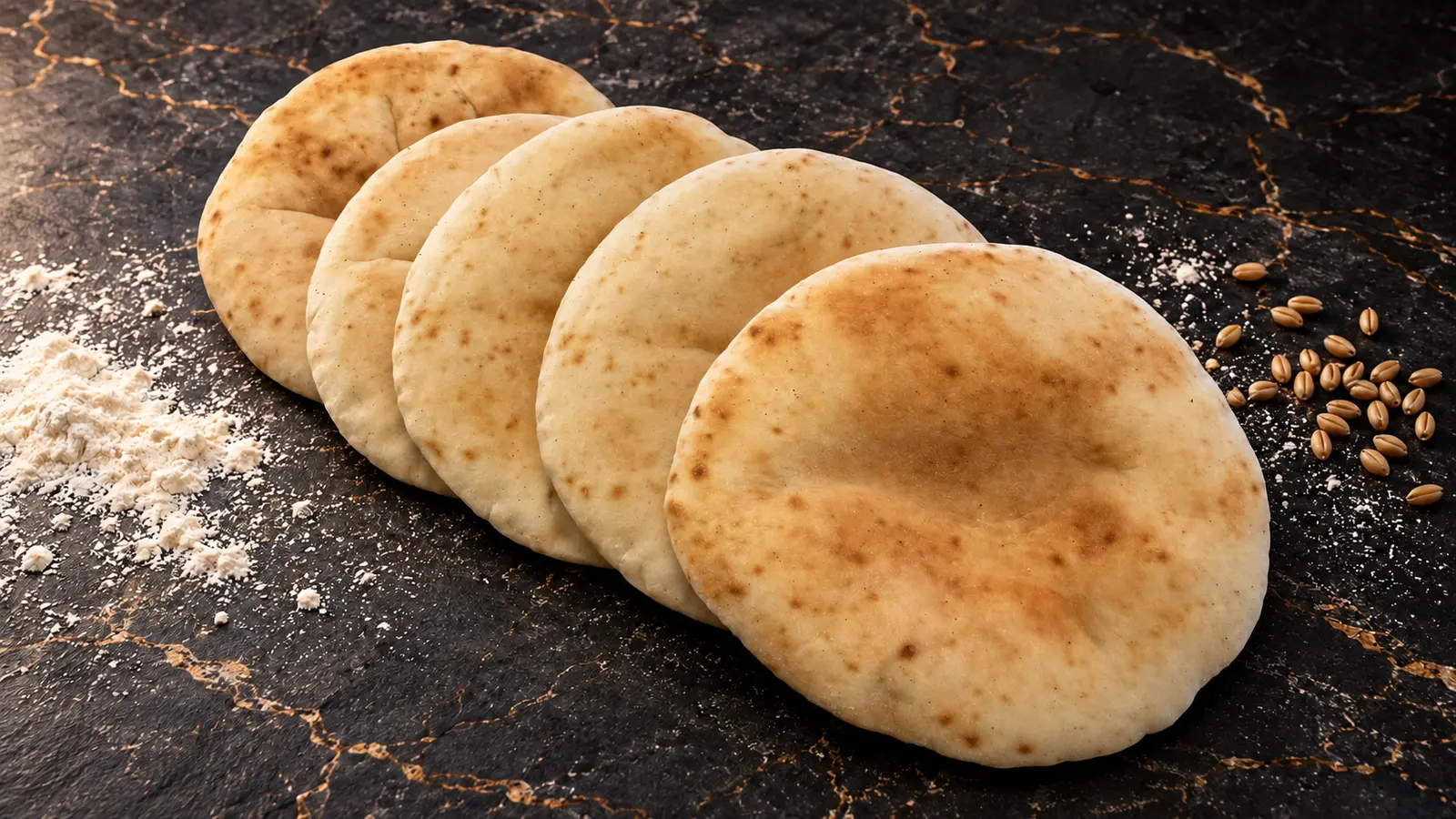 خبز كماج عربي يدوي